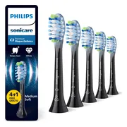 Philips Sonicare Opzetborstels Premium Plaque Defence Zwart 5 stuks