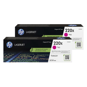 HP 220X LaserJet Toner Magenta (2 stuks)