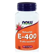 NOW E-400 D-Alpha Tocopherol Capsules 100ST
