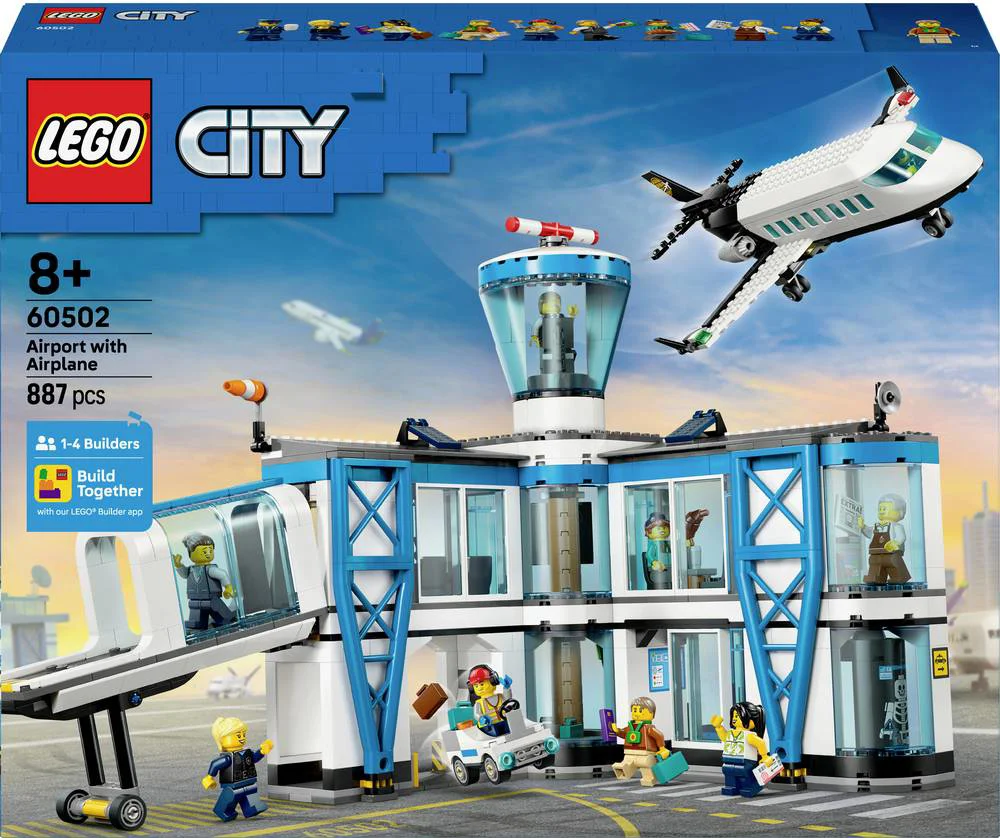 LEGO City Luchthaven met Vliegtuig 60502