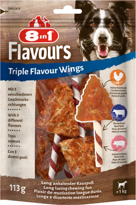 6x 8in1 Triple Flavour Wings 6 stuks