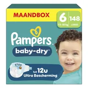 Pampers Baby Dry Luiers Maat 6 (13-18 kg) 148 stuks