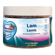 6x Renske Gezonde Beloning Mini Hartjes Hondensnack Lam 300 gr