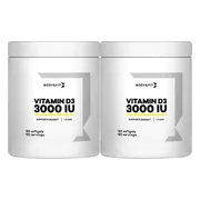 2x Body & Fit Vitamine D3 - 3000 IU 180 capsules
