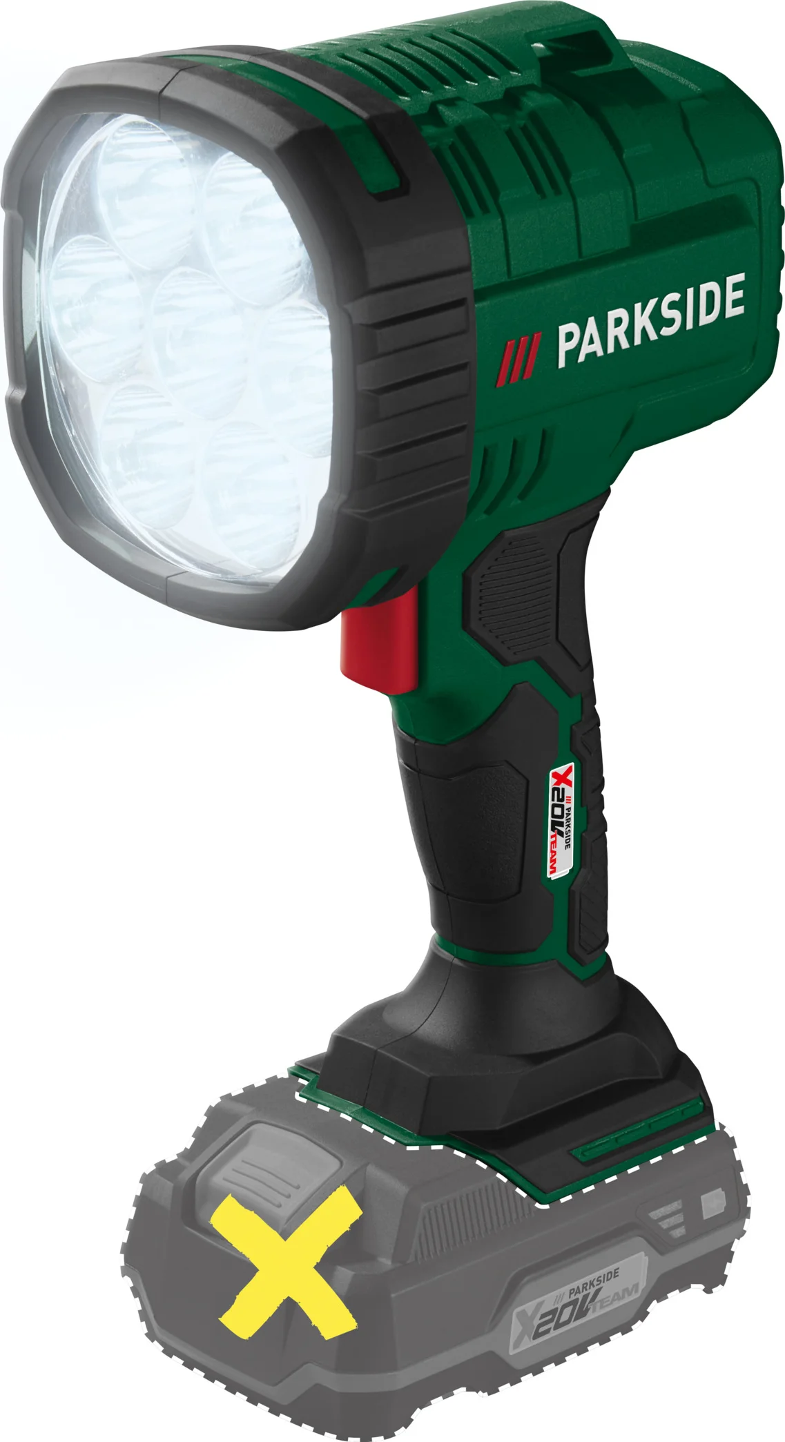 PARKSIDE Accu-led-handlamp 20 V zonder accu en lader