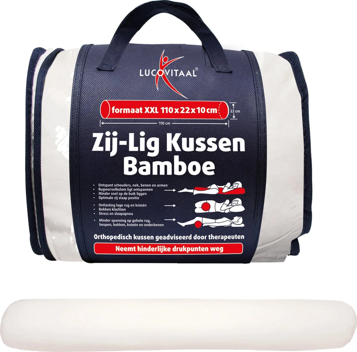 Lucovitaal Bamboe zijligkussen