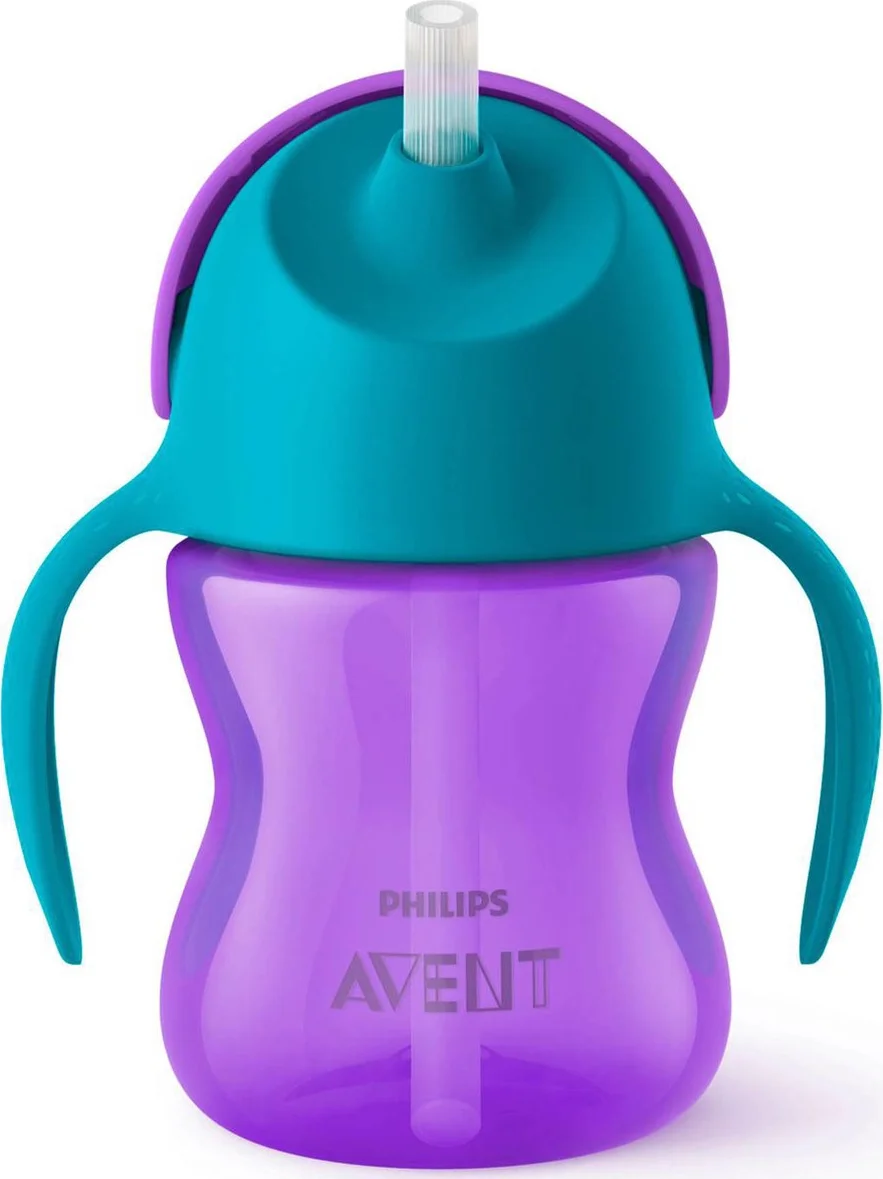 Philips Avent Rietjesbeker Paars 200 ml