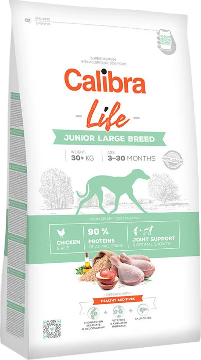 Calibra Life Junior Large Hondenvoer Kip 2,5 kg