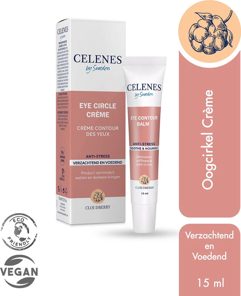 Celenes by Sweden Cloudberry Eye Contour Balm Anti-Stress 15ML