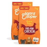 2x Edgard & Cooper Hondenvoer Droog Scharrelkip 7 kg