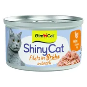 GimCat Kattenvoer Nat ShinyCat Filets in Bouillon Kip 70 gr