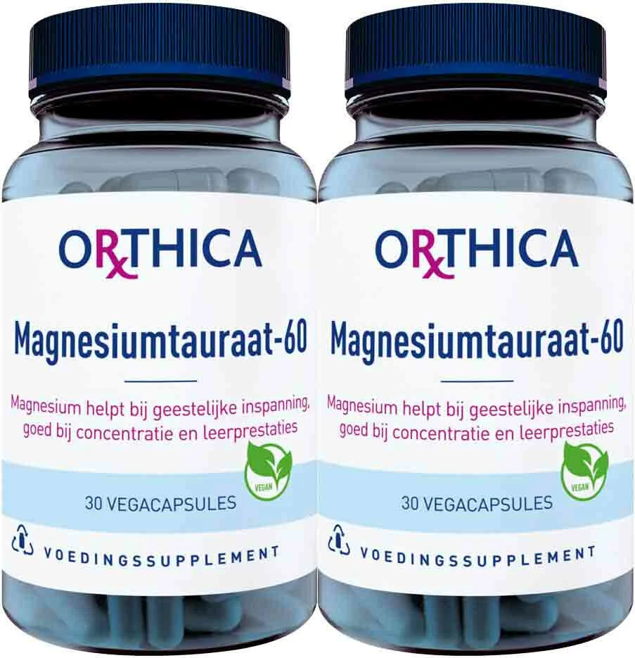 2x Orthica Magnesiumtauraat-60 30 tabletten