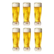 Hertog Jan Pilsener Bierglazen 25cl set van 6 - Bier Glas 0,25 l - 250 ml