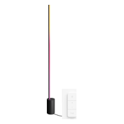 Philips Hue Gradient Signe White and Color vloerlamp zwart + dimmer