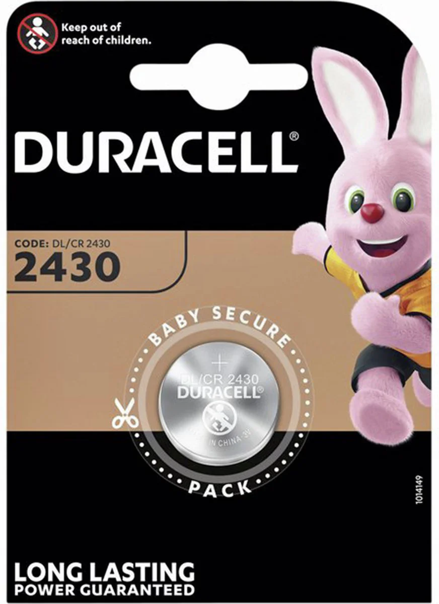 Duracell Knoopcel Batterij 2430 Lithium