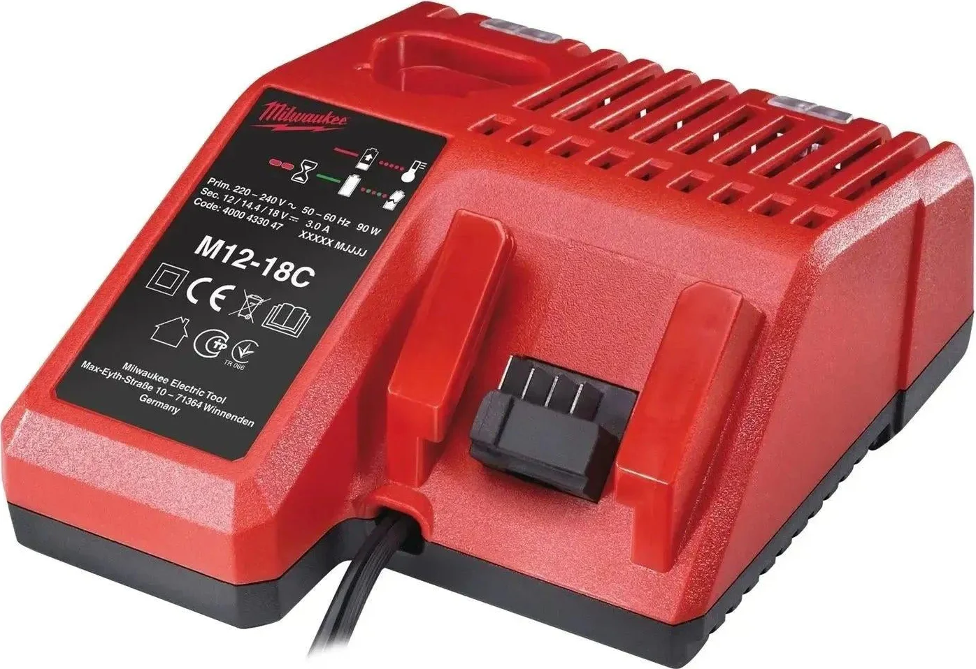 Milwaukee M12-18 C Multilader 12V, 14.4V & 18V - 4932352959