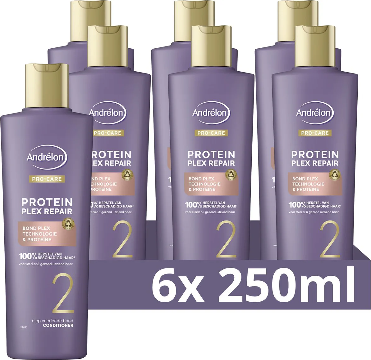 6x Andrélon Pro-Care Conditioner Protein Plex Repair 250 ml