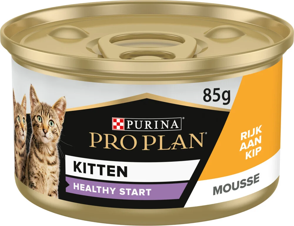 Pro Plan Kattenvoer Nat Mousse Kitten Kip 85 gr