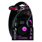 Flexi Rollijn Classic Koord 8 mtr tot 12 kg Zwart