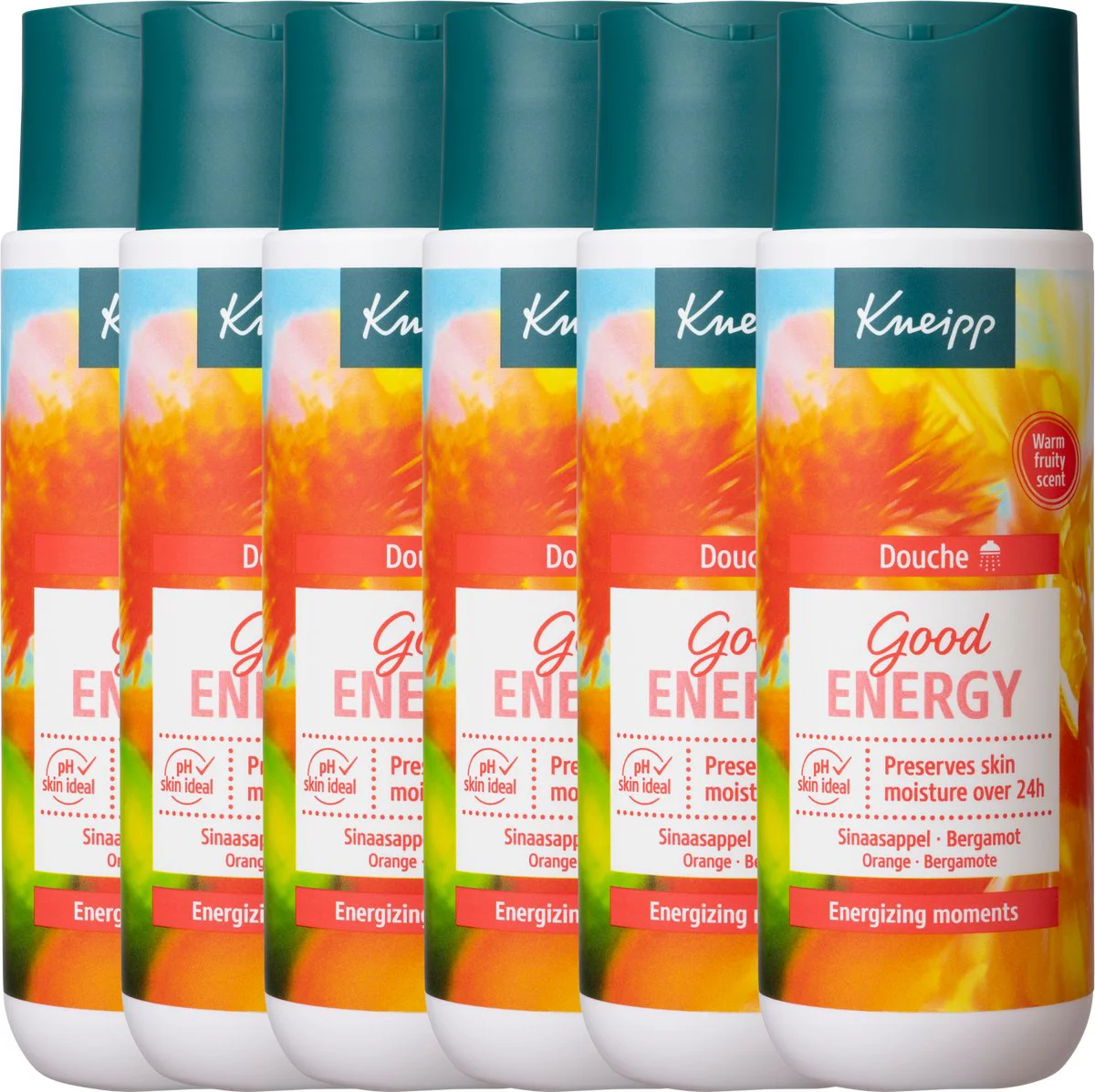 6x Kneipp Douche Good Energy 200 ml