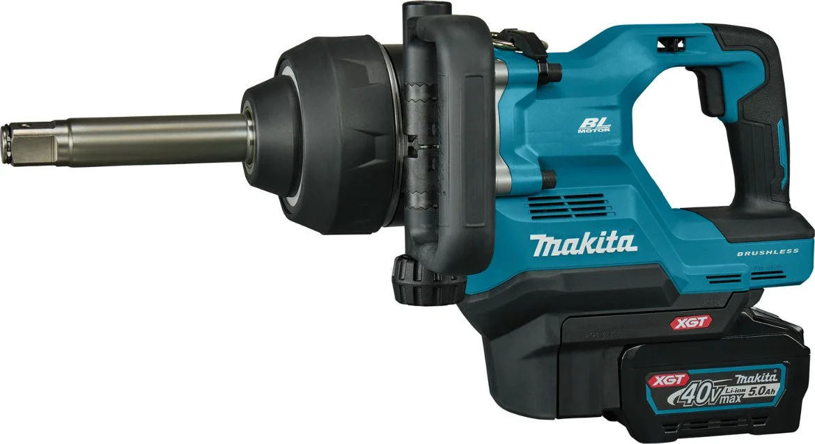 Makita TW010GT201 D-greep accu slagmoersleutel lange as 3150Nm XGT 40V Max 5.0Ah in koffer