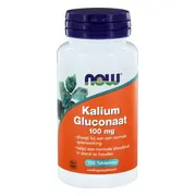 NOW Kalium Gluconaat 100mg Tabletten 100ST