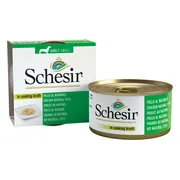 14x Schesir Hondenvoer Kip Naturel in Bouillon 85 gr