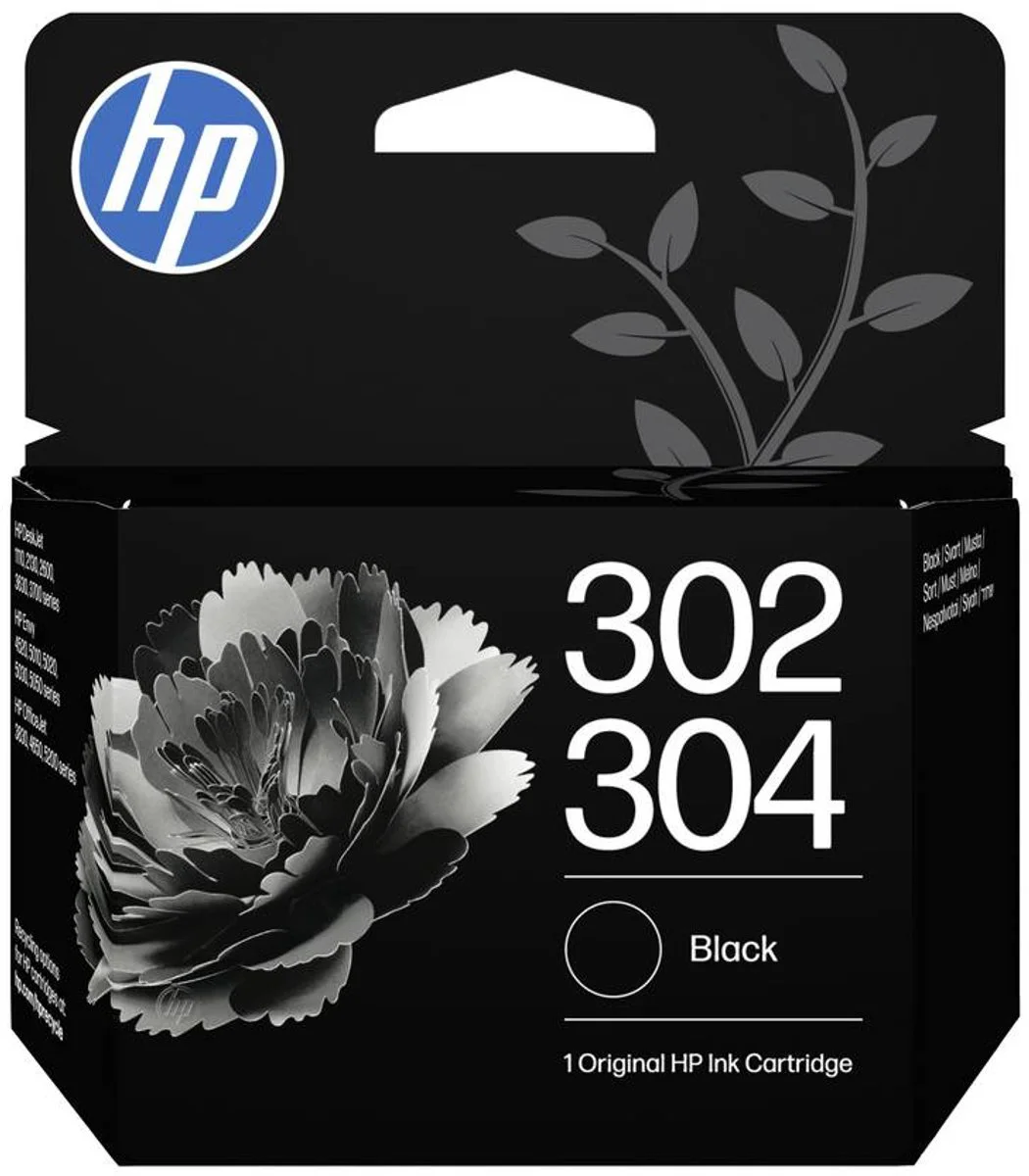 HP 302/304 Cartridge Zwart