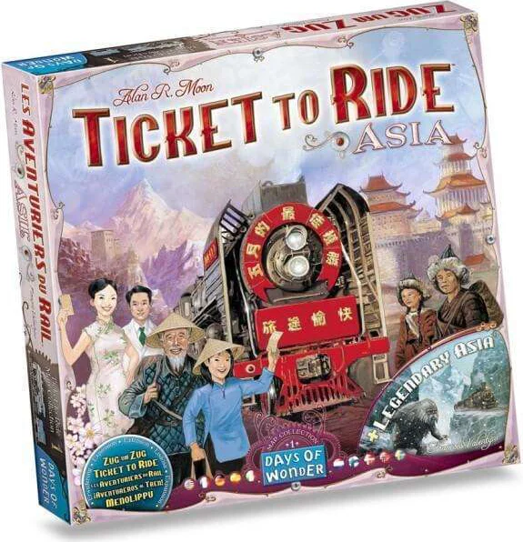 Ticket to Ride Asia - Uitbreiding - Bordspel - 6 Spelers
