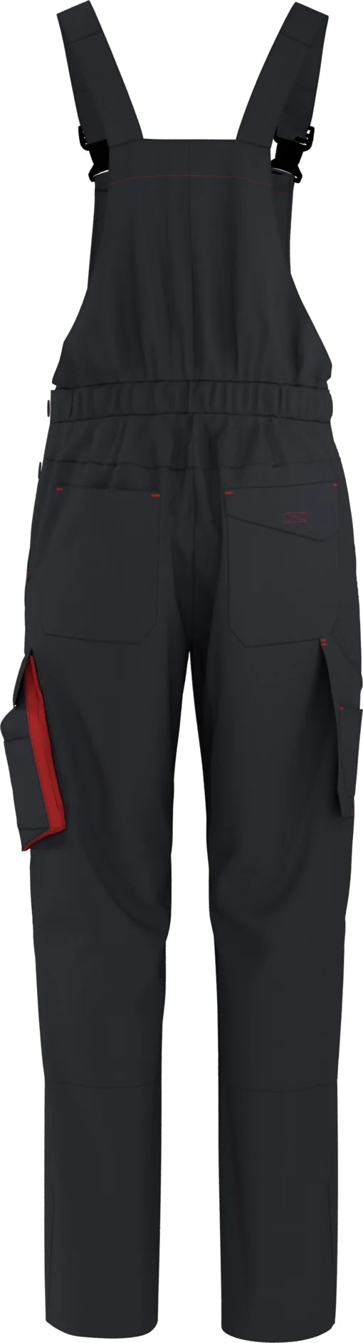 PARKSIDE Heren werkbroek met bretels (Zwart, M)