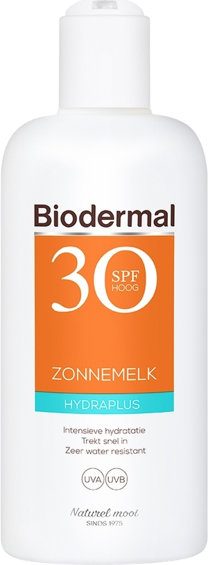 Biodermal Zonnebrand Melk Hydraplus SPF30 200 ML