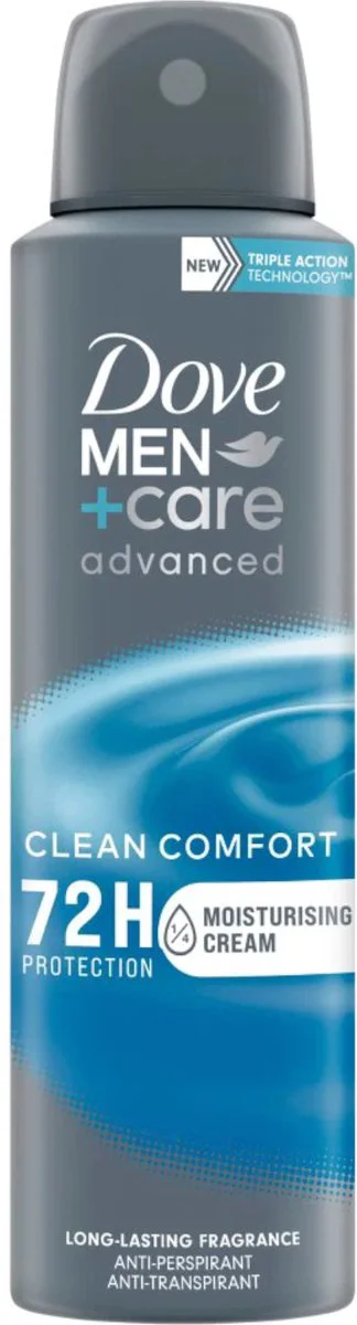 Dove Men +Care Advanced Clean Comfort Anti-transpirant 150ML
