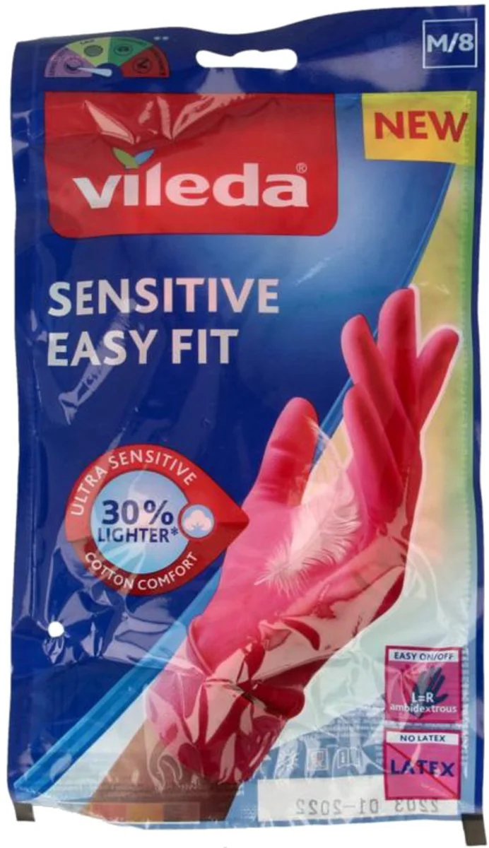 Vileda Handschoenen Sensitive Easy Fit Medium 1 paar