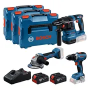 Bosch Professional Accu combiset 3-delig 18V 5.0Ah in 3x L-Boxx - 0615A5009G