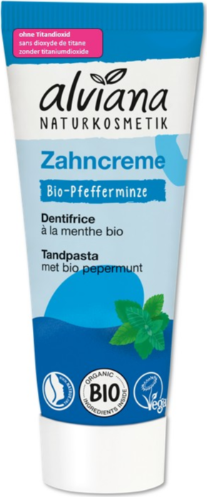 Alviana Biologische Pepermunt Tandpasta 75ML