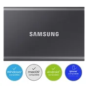 Samsung T7 Portable SSD 4TB Grijs