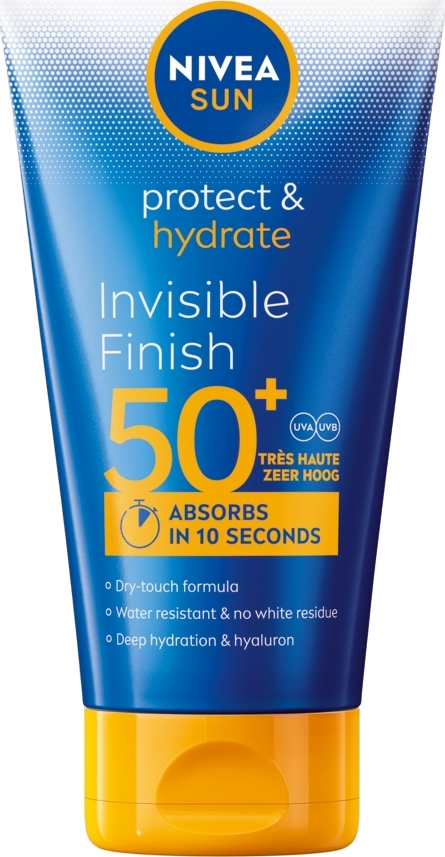 NIVEA Sun Protect & Hydrate Zonnebrand Invisible Finish SPF 50+ 150 ml