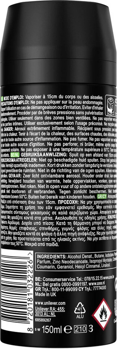 Axe Deodorant Bodyspray Africa 150 ml