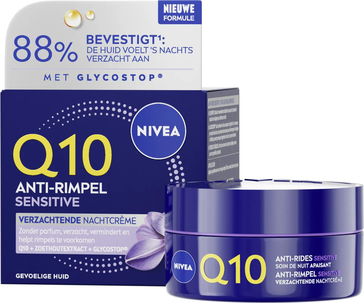 Nivea Microbiome Respect Q10 Anti Rimpel Nachtcreme 50ML