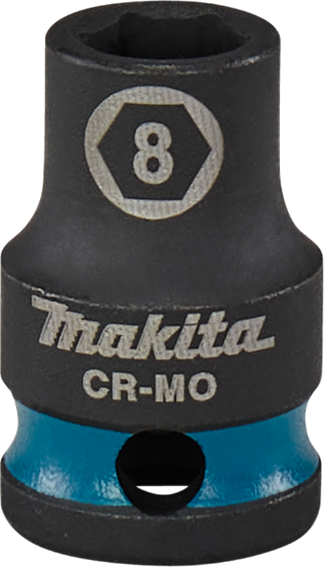 Makita E-15899 Impact Black Krachtdop 3/8" kort | 8 mm
