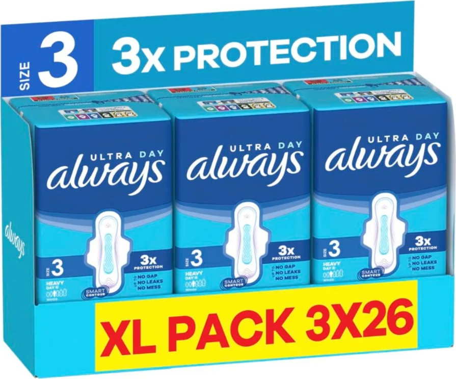 Always Maandverband Extra Lang Maat 3 78 stuks