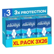 Always Maandverband Extra Lang Maat 3 78 stuks