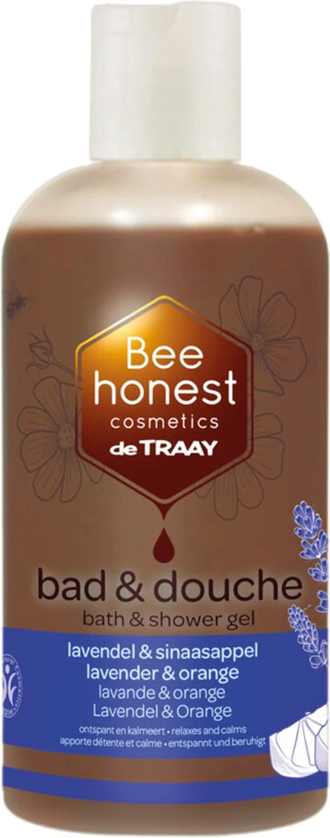Bee Honest Bad & Douche Lavendel & Sinaasappel 250ML