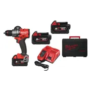 Milwaukee M18 FUEL™ FDD3-502X Accu schroefboormachine 18V 5.0Ah in HD-Box - 4933479863