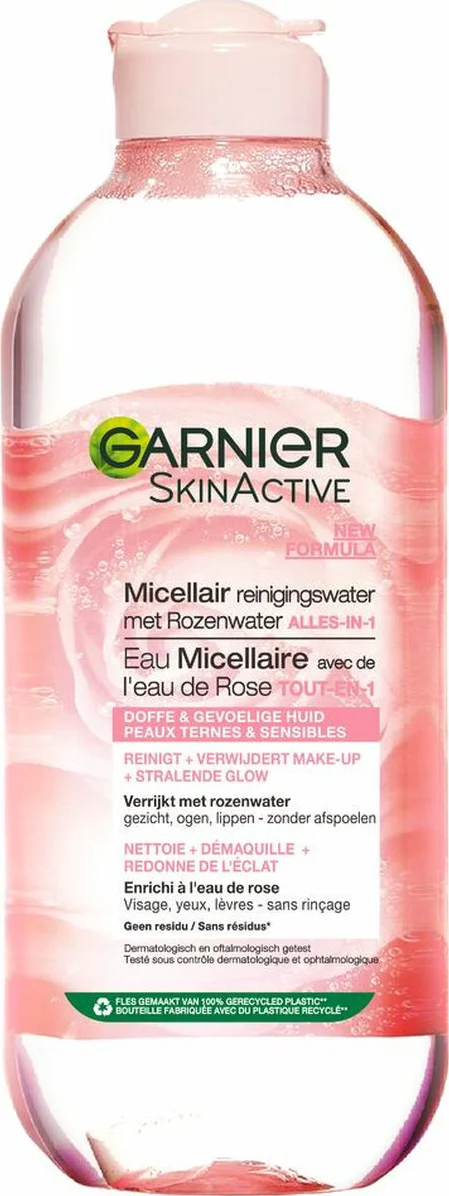 6x Garnier SkinActive Rozenwater Micellair Reinigingswater 400 ml