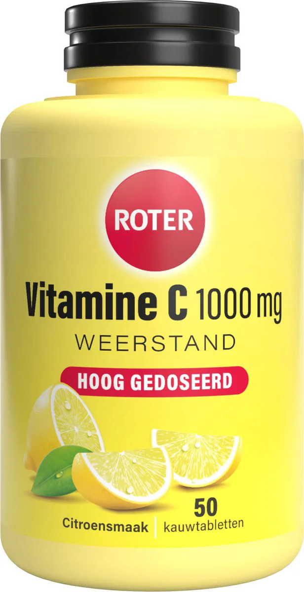 Roter Vitamine C 1000 mg Sterk Citroen 50 kauwtabletten