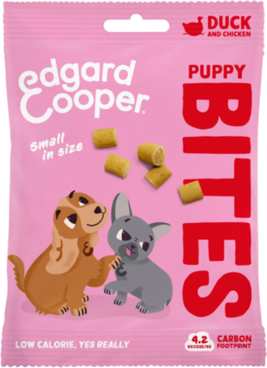 Edgard & Cooper Puppy Bite S Eend & Kip 50 gr
