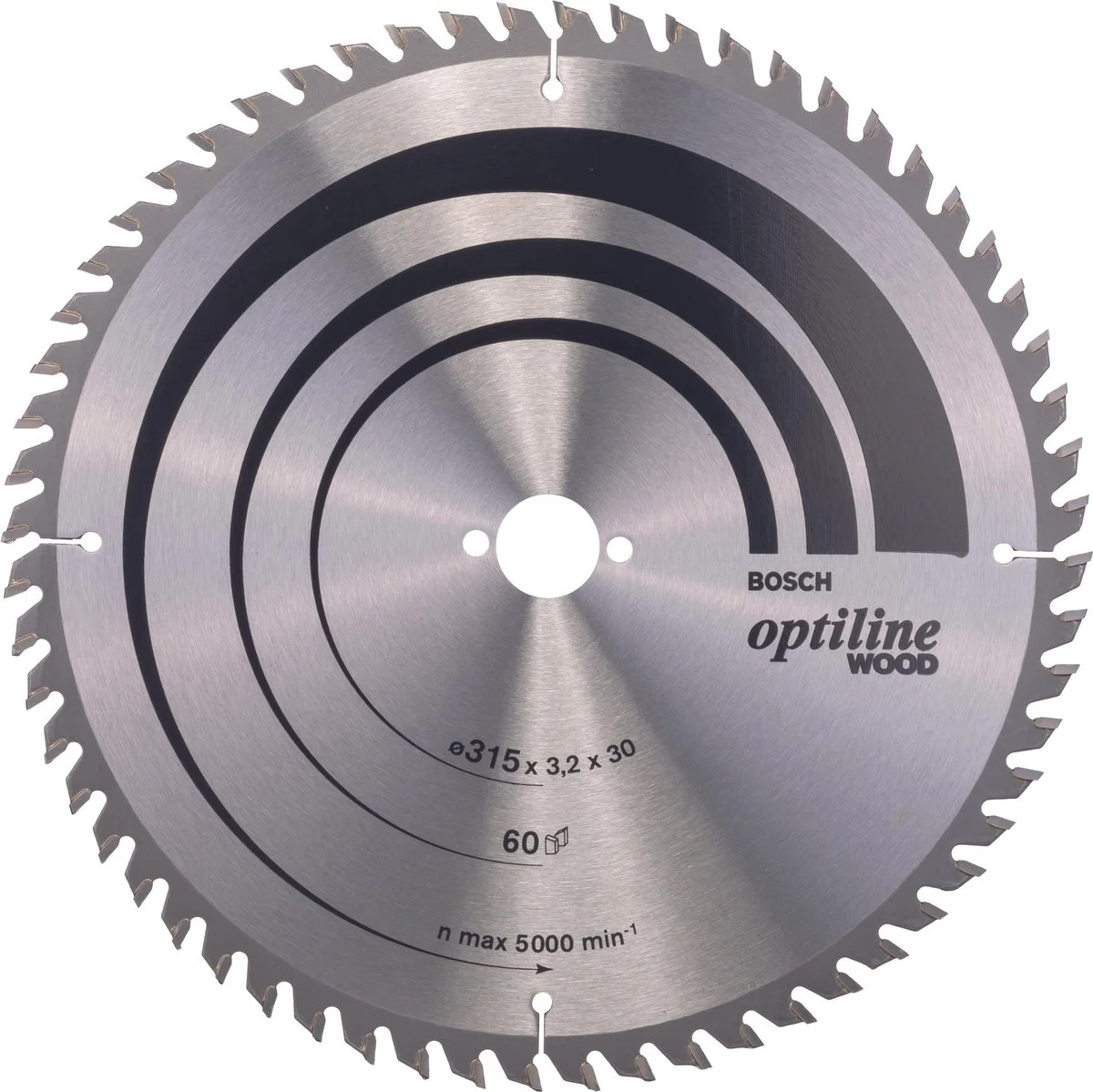 Bosch Professional Cirkelzaagblad PRO Wood | Ø 315 x 3,2 x 30mm 60T - 2608640651