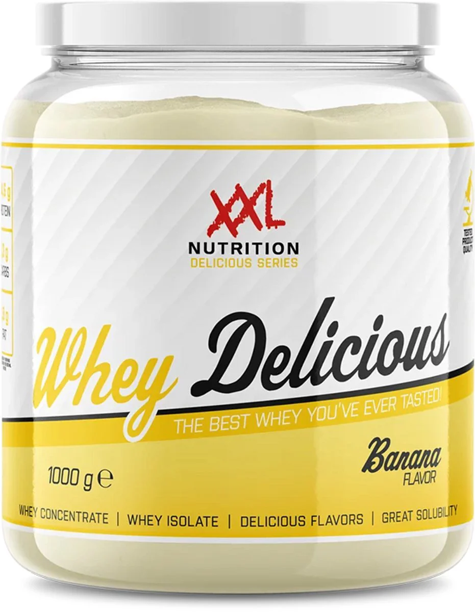XXL Nutrition Whey Delicious Banaan 1000 gr