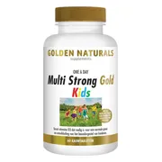 2x Golden Naturals Multi Strong Gold Kids 60 kauwtabletten